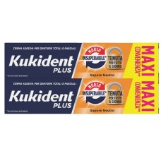 KUKIDENT BIPACCO MORSO INSUPERABILE CREMA ADESIVA DENTIERE 57 G X 2