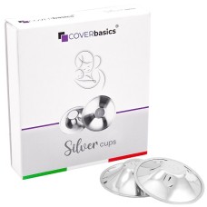 PARACAPEZZOLI IN ARGENTO COVERBASICS SILVER CUPS UNI 2 PEZZI PARACAPEZZOLI IN ARGENTO COVERBASICS SILVER CUPS UNI 2 PEZZI