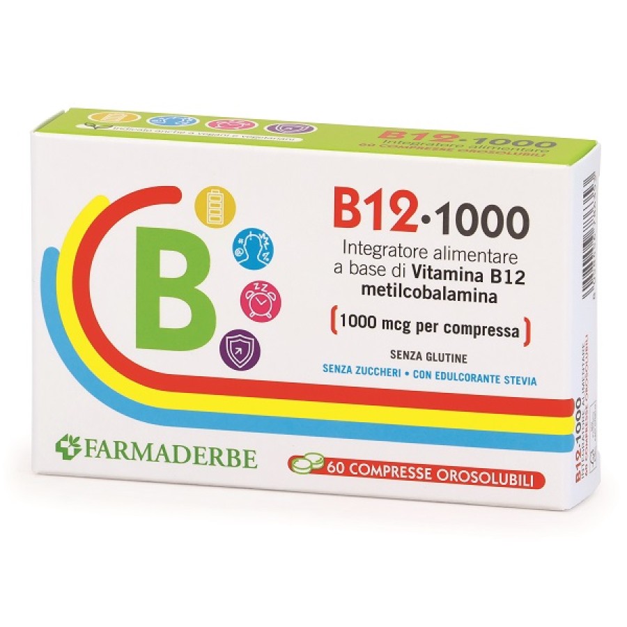 B12 1000 60 COMPRESSE OROSOLUBILI DA 0,2 G