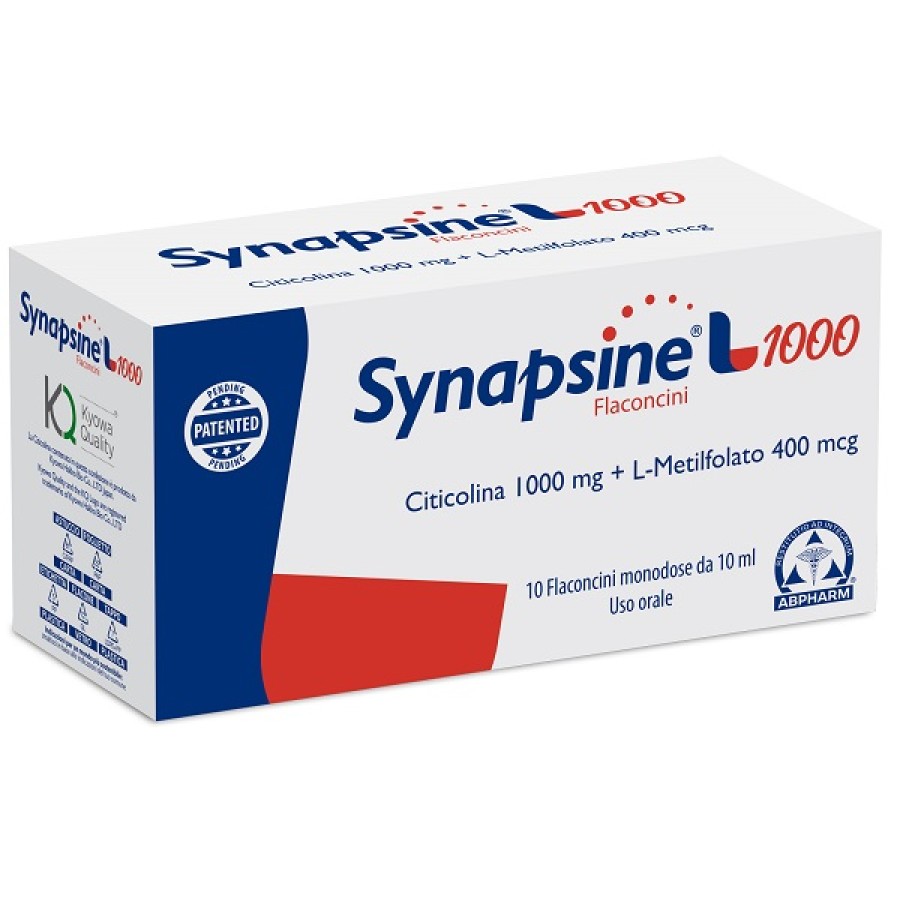 SYNAPSINE L 1000 10 FLACONCINI 10 ML SENZA GLUTINE NATURALMENTE PRIVO DI LATTOSIO