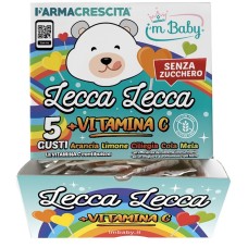 I'M BABY LECCA LECCA VITAMINA C SENZA ZUCCHERO DISPENSER 200 PEZZI