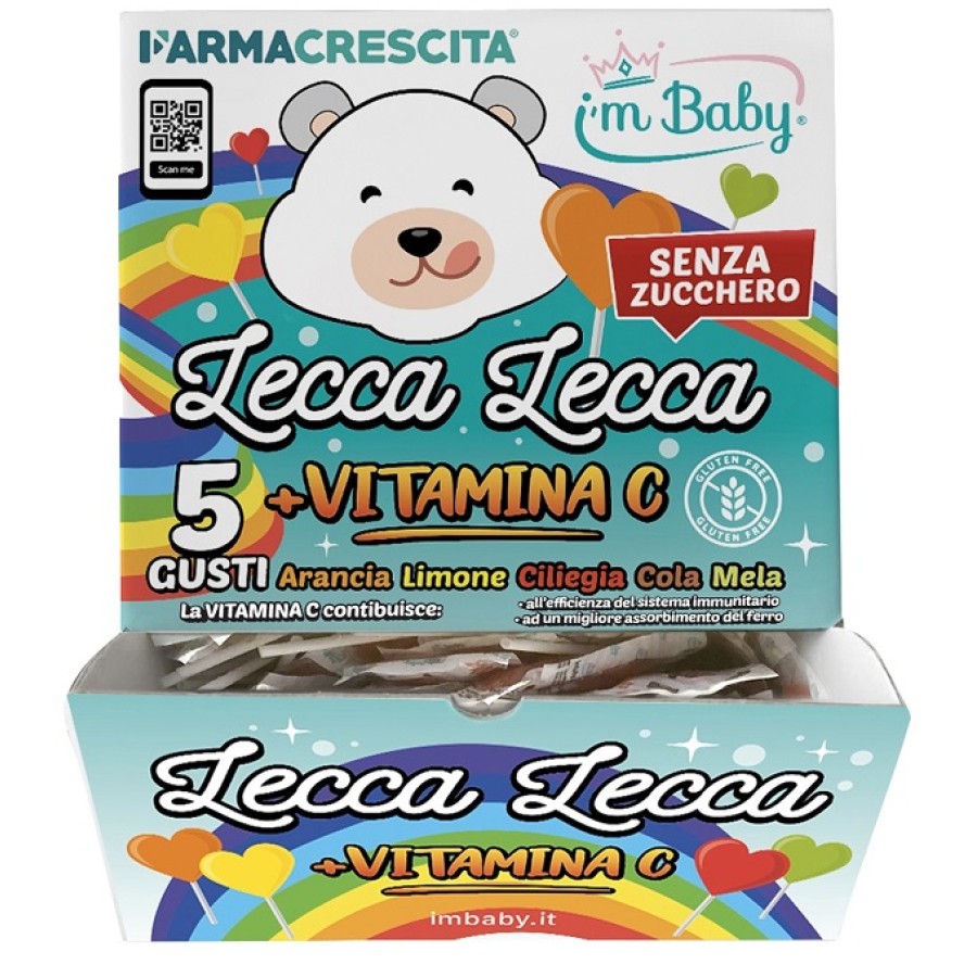 I'M BABY LECCA LECCA VITAMINA C SENZA ZUCCHERO DISPENSER 200 PEZZI