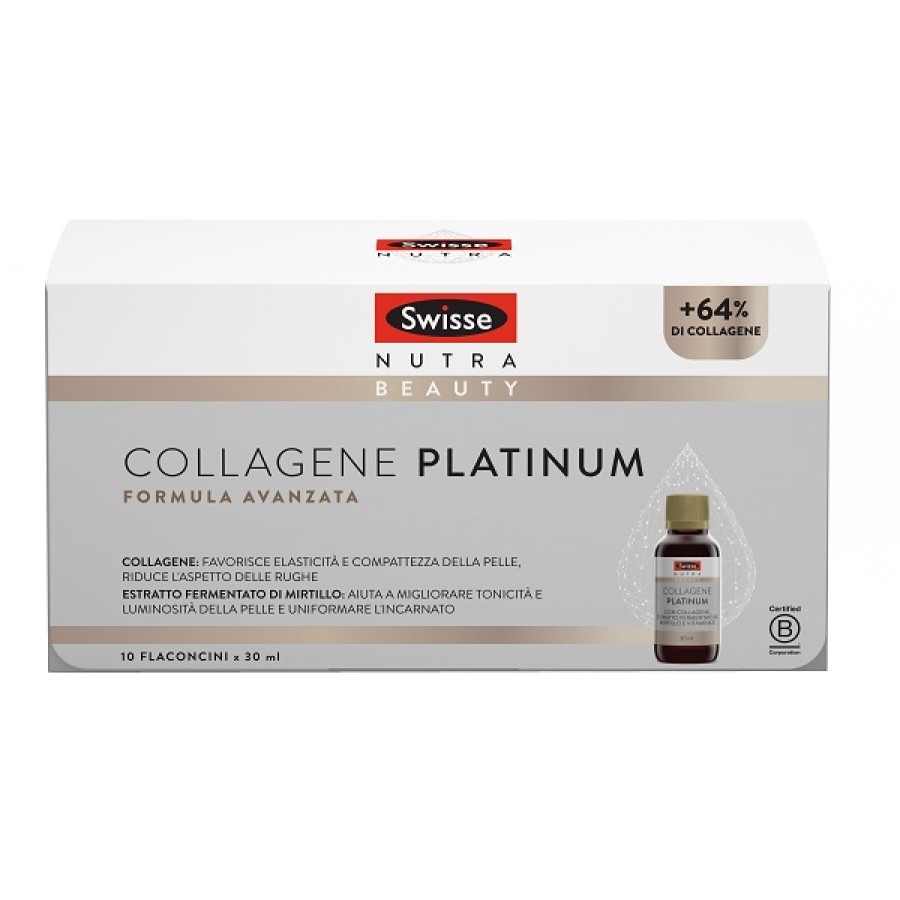 SWISSE COLLAGENE PLATINUM 10 FLACONCINI DA 30 ML SWISSE COLLAGENE PLATINUM 10 FLACONCINI DA 30 ML