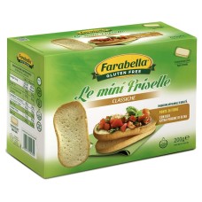 FARABELLA GLUTEN FREE LE MINI FRISELLE CLASSICHE CON OLIO EXTRA VERGINE DI OLIVA SENZA LATTOSIO 5 CONFEZIONI X 40 G