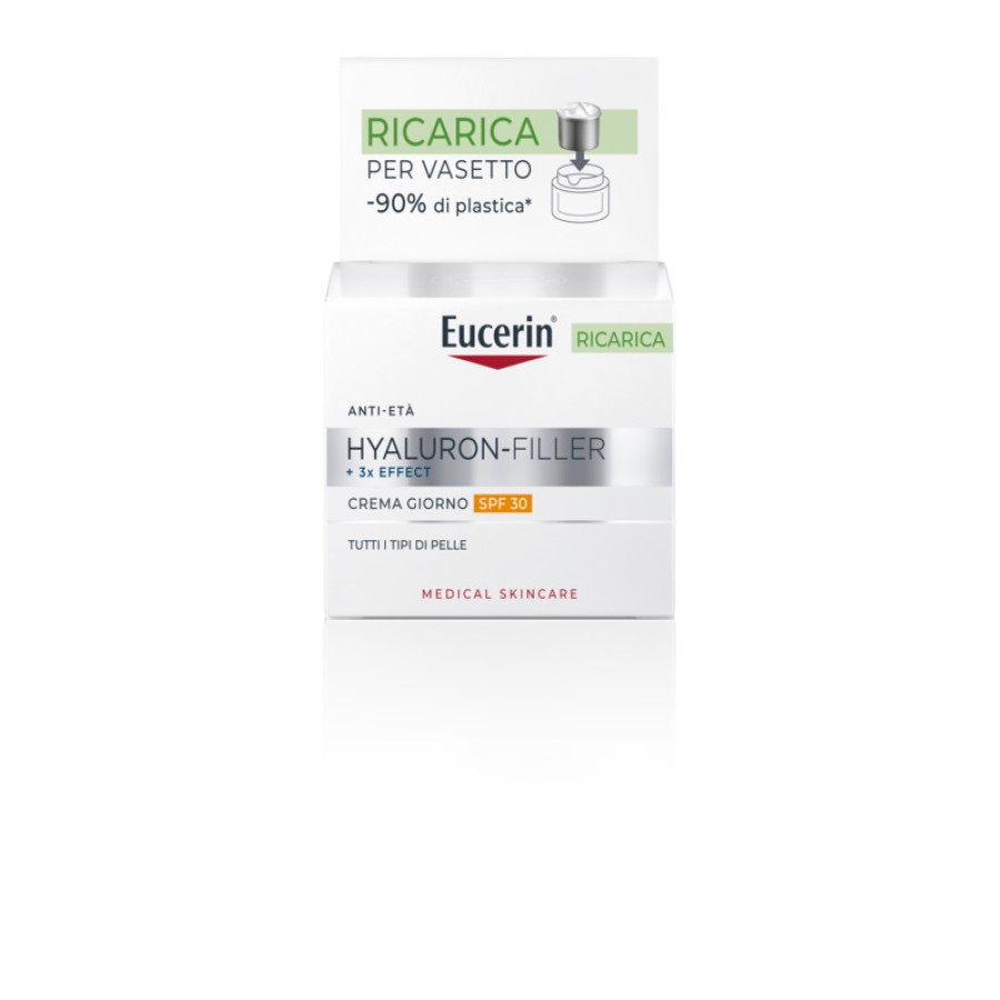 EUCERIN HYALURON-FILLER + 3X EFFECT CREMA GIORNO SPF30 RICARICA 50 ML
