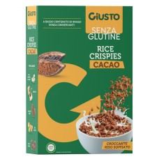 GIUSTO SENZA GLUTINE RICE CRISPIES CACAO 200 G