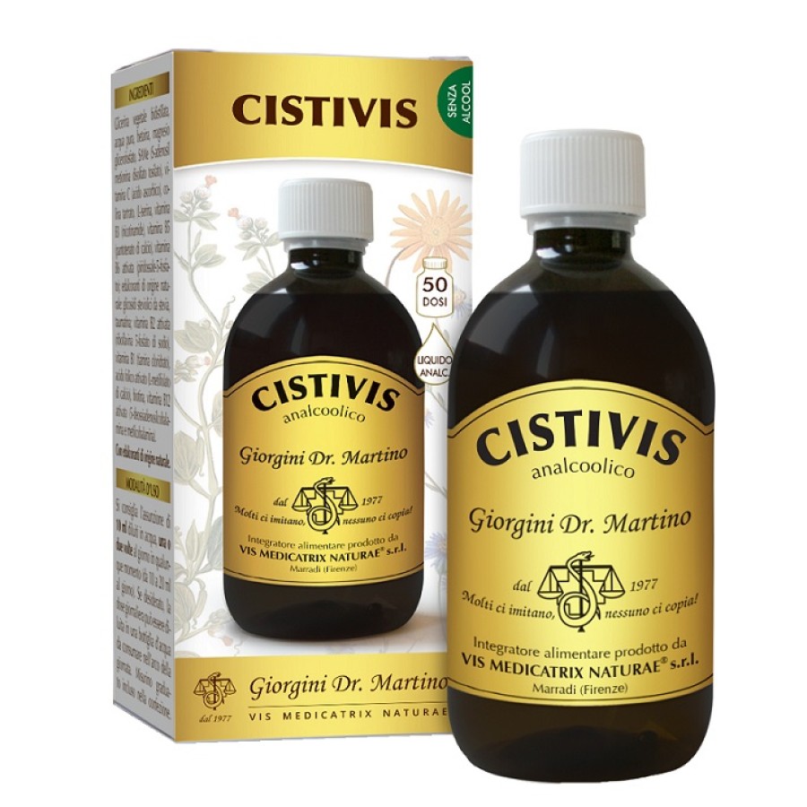 CISTIVIS LIQUIDO ANALCOOLICO 500 ML NUOVA FORMULAZIONE CISTIVIS LIQUIDO ANALCOOLICO 500 ML NUOVA FORMULAZIONE