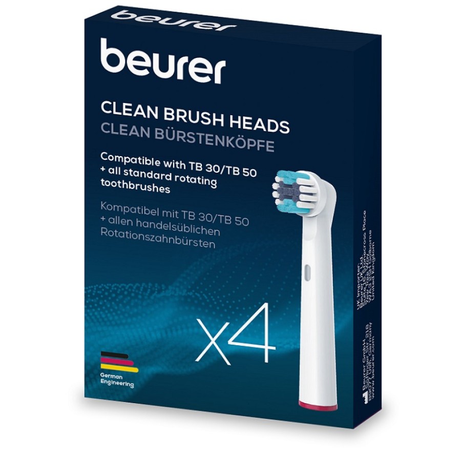 TB CLEAN TESTINE SPAZZOLINI ELETTRICI 4 PEZZI