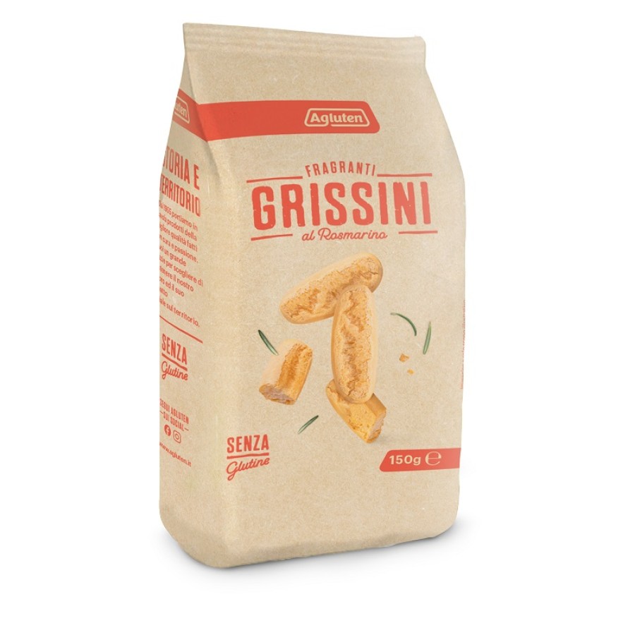 AGLUTEN GRISSINI AL ROSMARINO 150 G