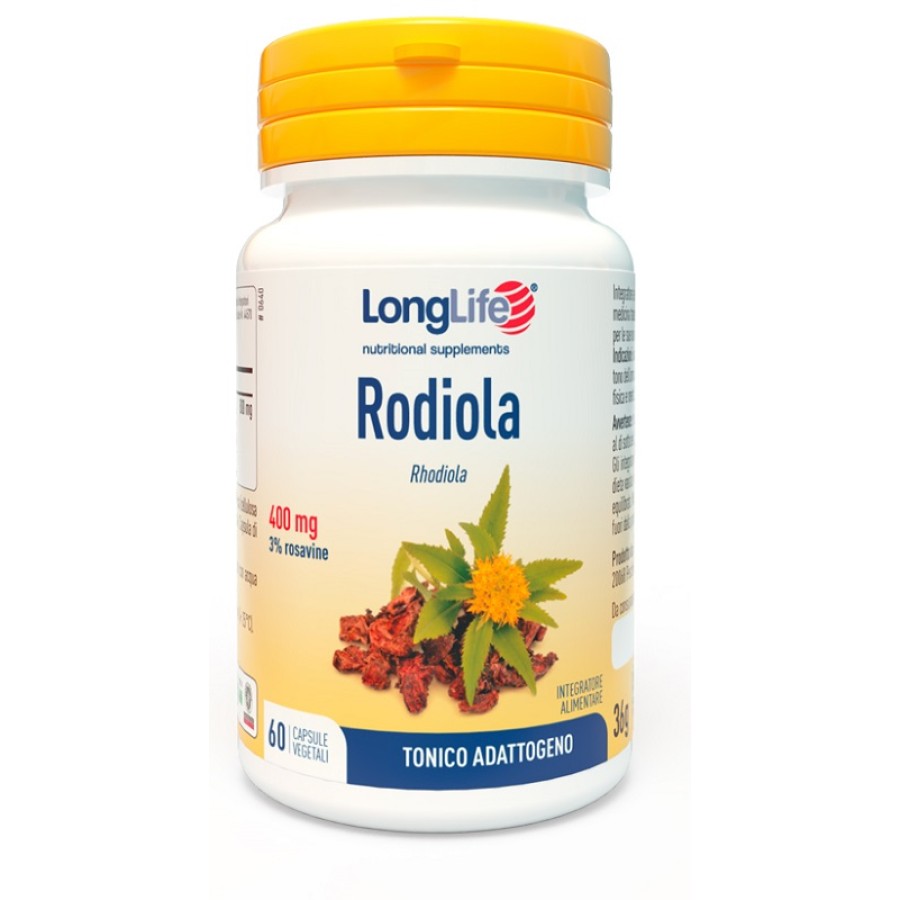 LONGLIFE RODIOLA 3% ROSAVINE 400 MG 60 TAVOLETTE LONGLIFE RODIOLA 3% ROSAVINE 400 MG 60 TAVOLETTE