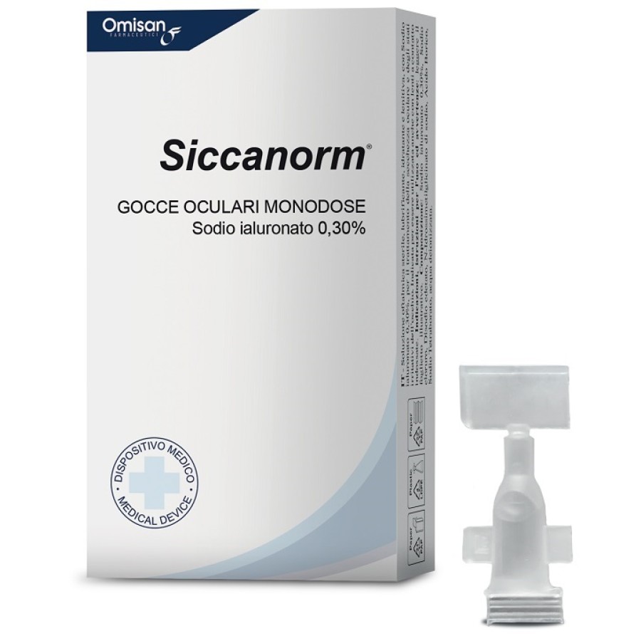 SICCANORM GOCCE OCULARI 20 FLACONCINI MONODOSE 0,33 ML SICCANORM GOCCE OCULARI 20 FLACONCINI MONODOSE 0,33 ML
