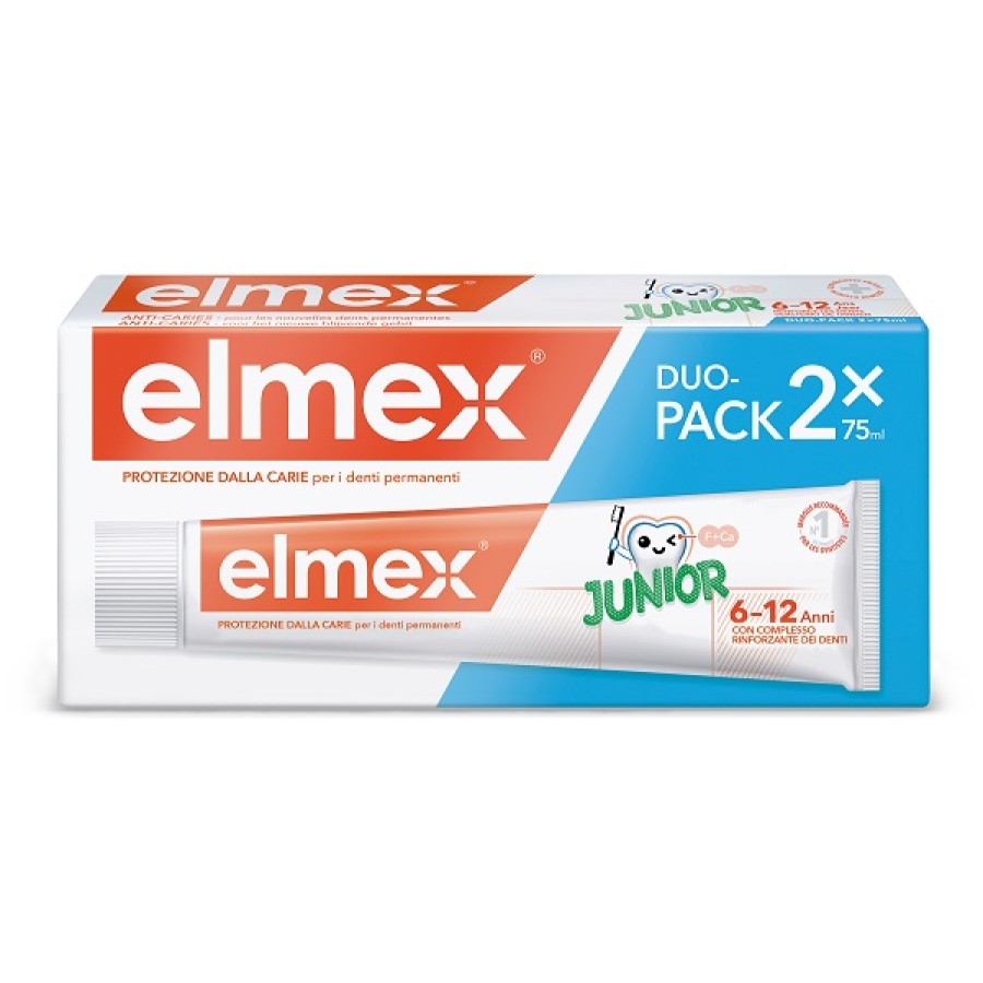 ELMEX JUNIOR DENTIFRICIO 75 ML DUOPACK ELMEX JUNIOR DENTIFRICIO 75 ML DUOPACK