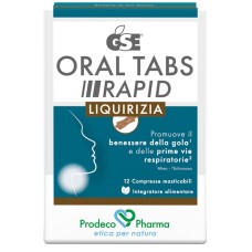 GSE ORAL TABS RAPID LIQUIRIZIA 12 COMPRESSE DA 1,5 G