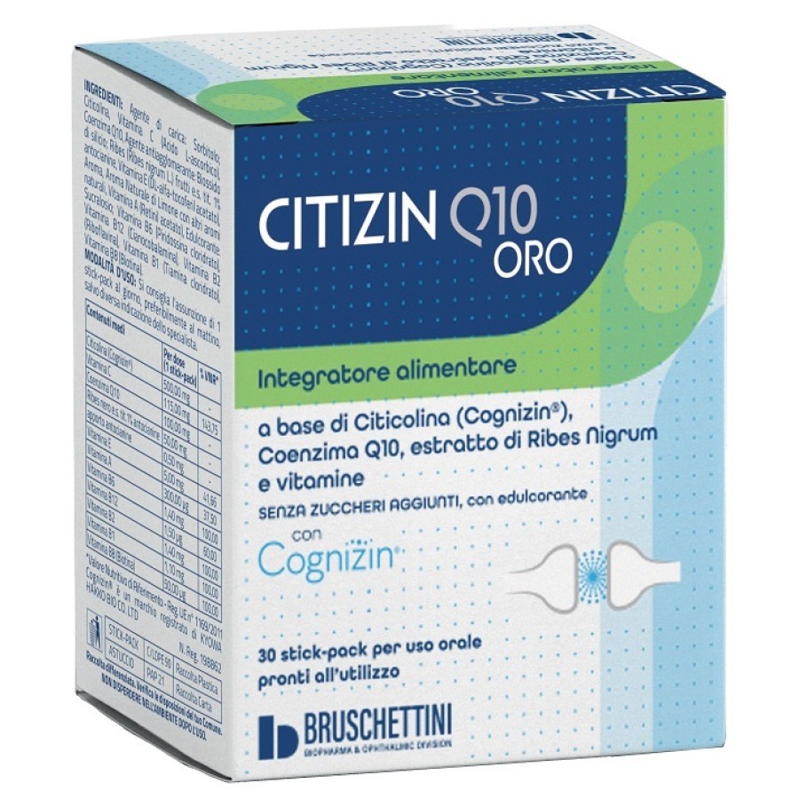 CITIZIN Q10 ORO 30 STICK-PACK OROSOLUBILI DA 3 G