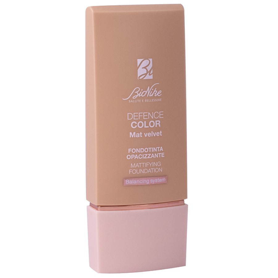 DEFENCE COLOR MAT VELVET FONDOTINTA OPACIZZANTE 04 BEIGE 30 ML DEFENCE COLOR MAT VELVET FONDOTINTA OPACIZZANTE 04 BEIGE 30 ML