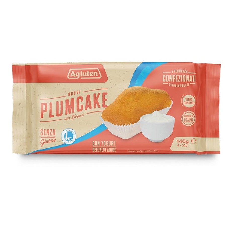 AGLUTEN NUOVI PLUMCAKE YOGURT 4 PEZZI DA 35 G