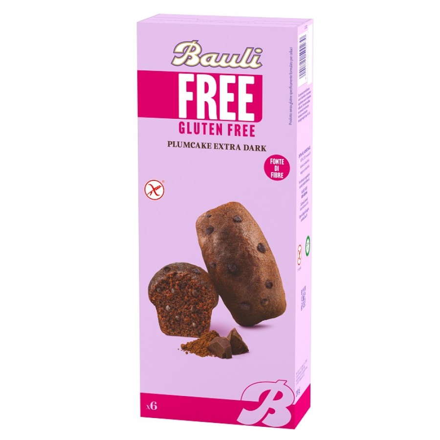 BAULI FREE PLUMCAKE EXTRA DARK 6 PEZZI DA 35 G