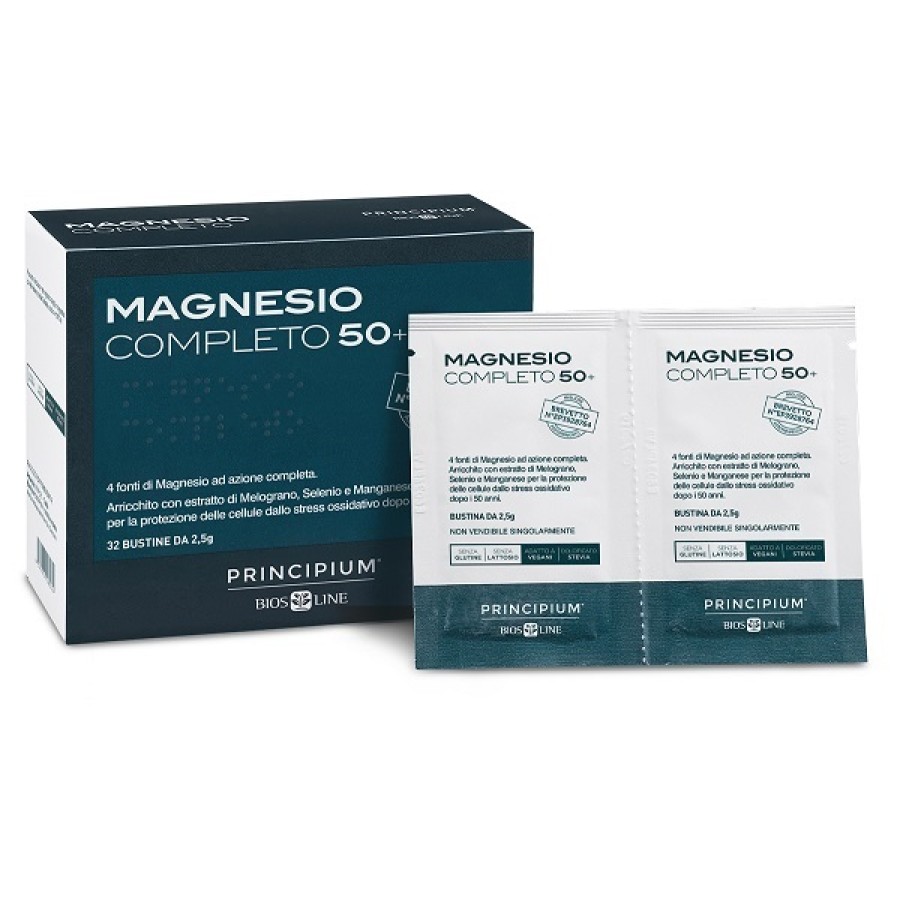 PRINCIPIUM MAGNESIO COMPLETO BREVETTATO 50+ 32 BUSTINE DA 2,5 G