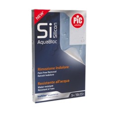 CEROTTO PIC SOLUTION SISILICON AQUABLOC 10X15 CM RIMOZIONE INDOLORE 5 PEZZI