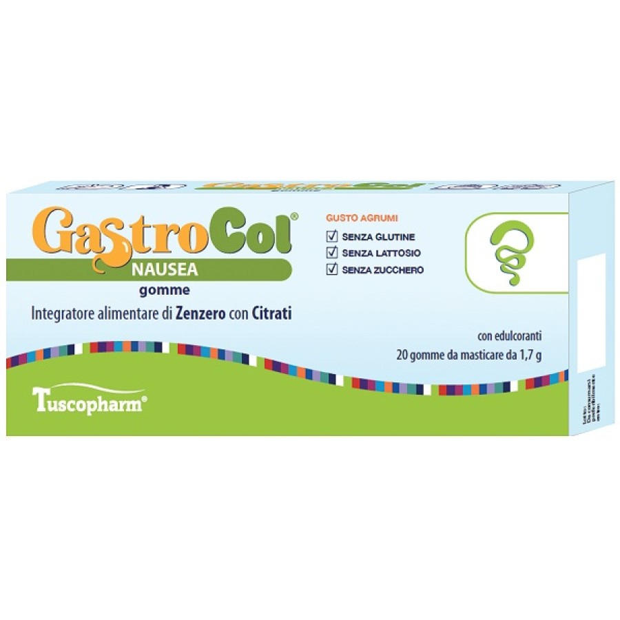GASTROCOL NAUSEA GOMME GUSTO AGRUMI 34 G