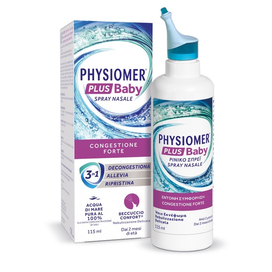 SPRAY NASALE PHYSIOMER PLUS BABY 115 ML SPRAY NASALE PHYSIOMER PLUS BABY 115 ML