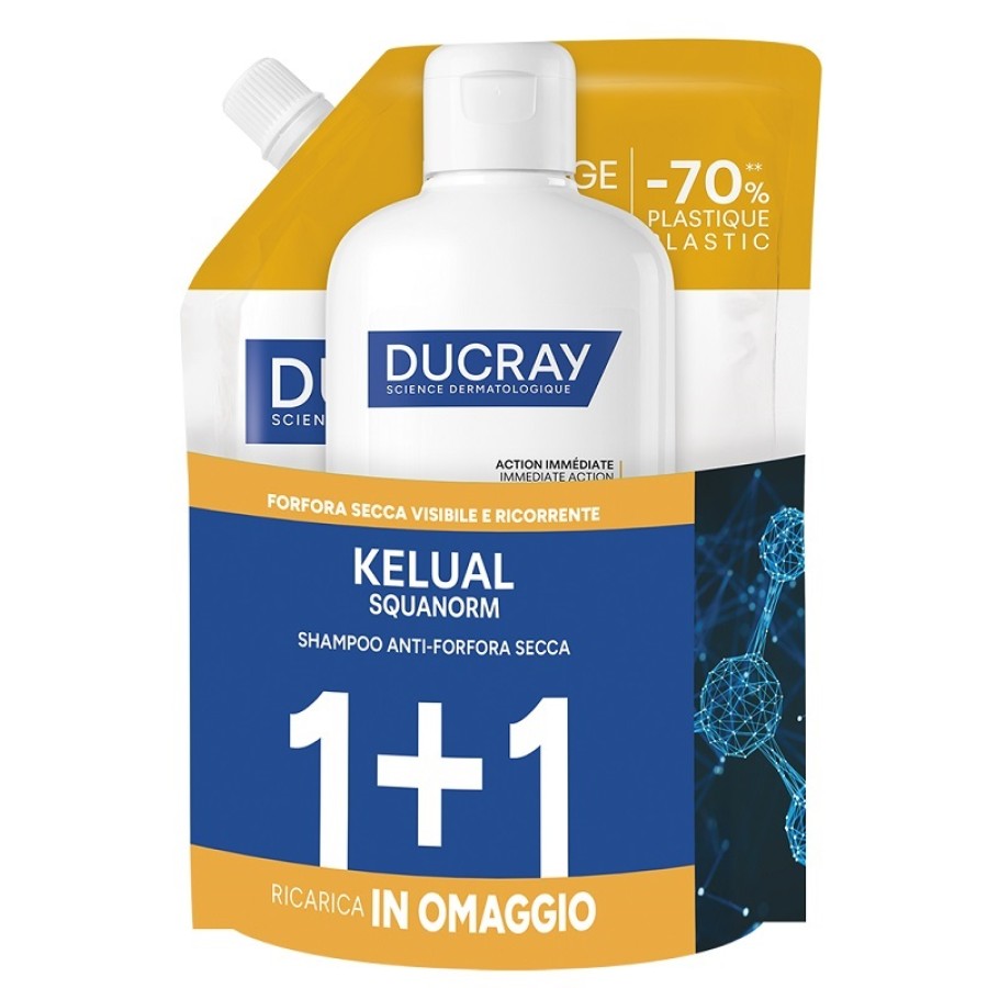 KELUAL SQUANORM KIT FORFORA SECCA 400 ML 1+1 RICARICA IN OMAGGIO KELUAL SQUANORM KIT FORFORA SECCA 400 ML 1+1 RICARICA IN OMAGGIO