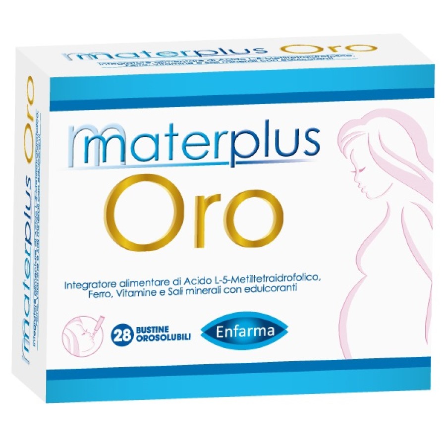 MATERPLUS ORO 28 BUSTINE OROSOLUBILI DA 1,8 G CON EDULCORANTI MATERPLUS ORO 28 BUSTINE OROSOLUBILI DA 1,8 G CON EDULCORANTI