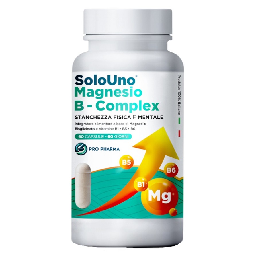 PRO PHARMA SOLOUNO MAGNESIO B-COMPLEX 60 CAPSULE PRO PHARMA SOLOUNO MAGNESIO B-COMPLEX 60 CAPSULE