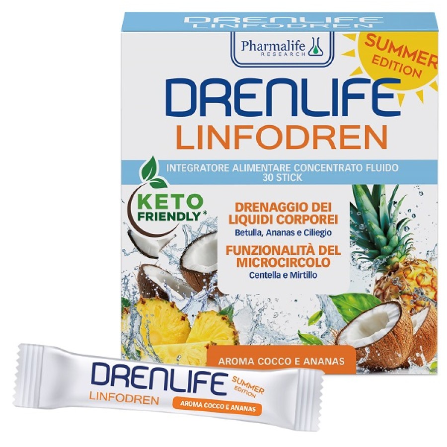 DRENLIFE LINFODREN SUMMER EDITION 30 STICK DA 10 ML