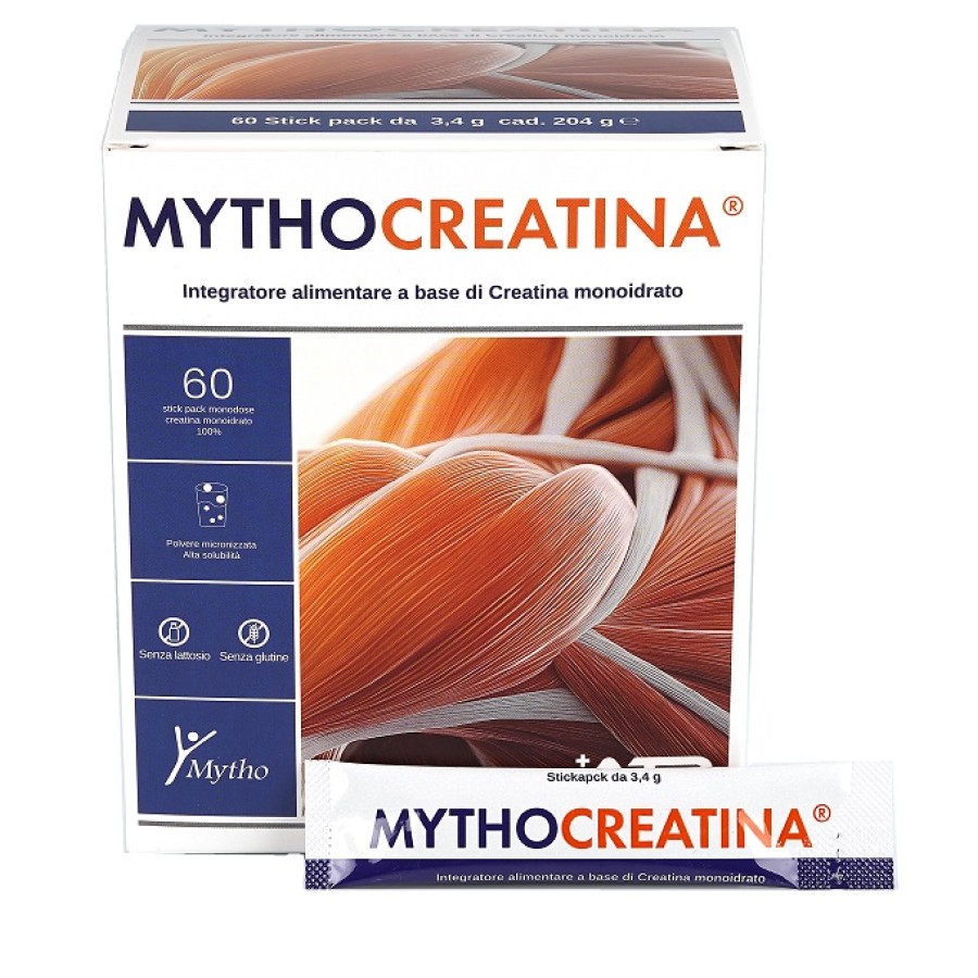 MYTHOCREATINA 60 STICK PACK SENZA GLUTINE SENZA LATTOSIO MYTHOCREATINA 60 STICK PACK SENZA GLUTINE SENZA LATTOSIO