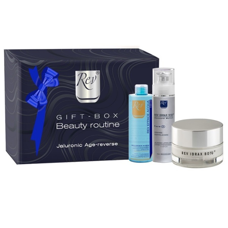 REV GIFT BEAUTY ROUTINE 1 REV EFFACE ACQUA 100 ML + 1 REC IDRAX BOTU' 50 G + 1 REV IDRAX VISO 50 G
