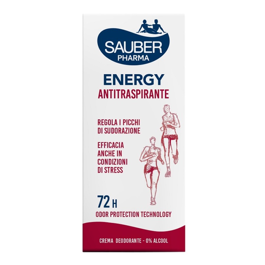 SAUBER DEO 72H ENERGY ANTITRASPIRANTE CREMA 35 ML