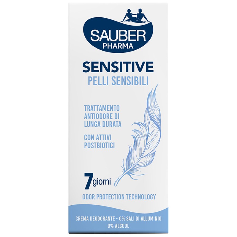 SAUBER DEO 7 GIORNI SENSITIVE PELLI SENSIBILI CREMA 35 ML