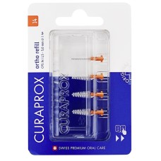 CURAPROX CPS 14 ORTHO REFILL ARANCIONI 4 SCOVOLINI