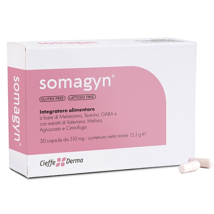 SOMAGYN 30 CAPSULE 510 MG SENZA GLUTINE SENZA LATTOSIO