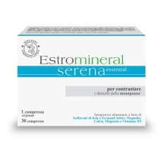 ESTROMINERAL SERENA ESSENTIAL 30 COMPRESSE SENZA GLUTINE SENZA LATTOSIO SENZA CONSERVANTI SENZA COLORANTI AGGIUNTI
