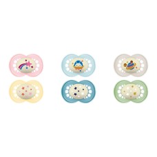 MAM SUCCHIETTO ORIGINAL NIGHT 16+ MESI SILICONE 2 PEZZI