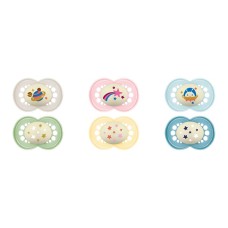 MAM SUCCHIETTO ORIGINAL NIGHT 6+ MESI SILICONE 2 PEZZI