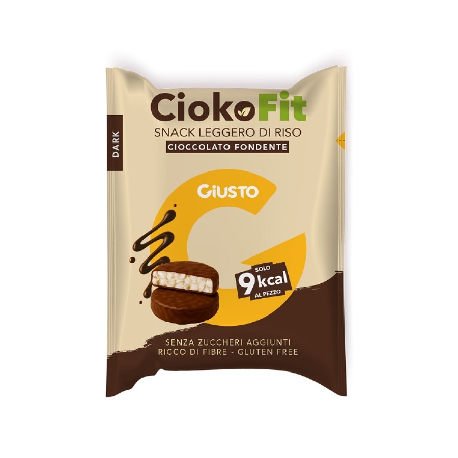 GIUSTO SENZA GLUTINE CIOKOFIT CIOCCOLATO FONDENTE 30 G