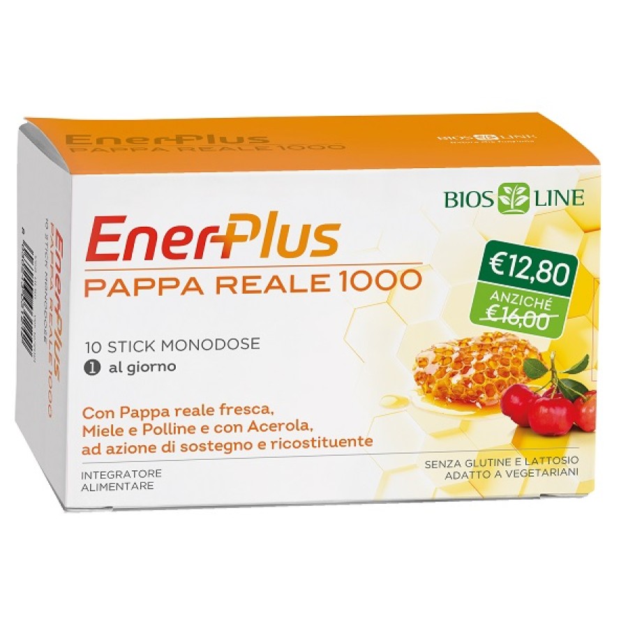 ENERPLUS PAPPA REALE 1000 10 STICK MONODOSE DA 10 ML
