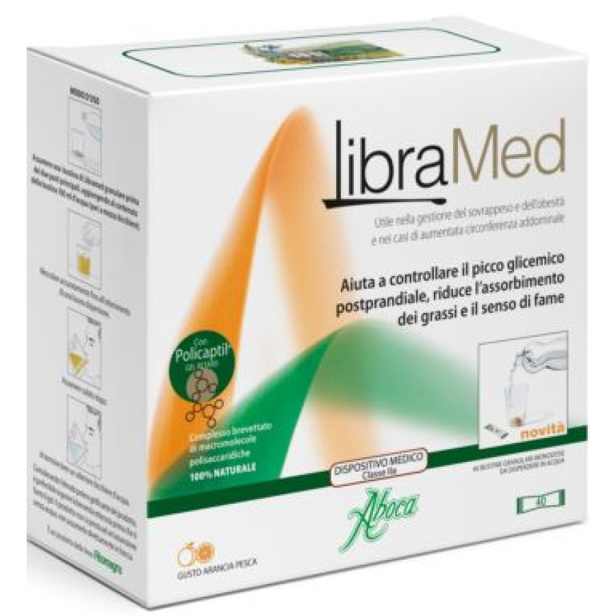 LIBRAMED FITOMAGRA 40 BUSTINE GRANULARI DA 2,35 G LIBRAMED FITOMAGRA 40 BUSTINE GRANULARI DA 2,35 G