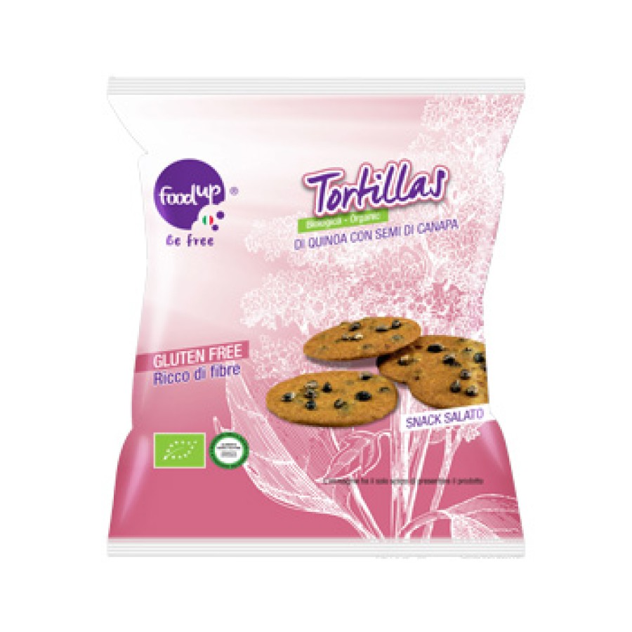 TORTILLAS DI QUINOA CON SEMI DI CANAPA 35 G