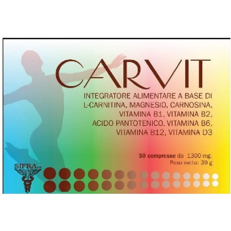 CARVIT 30 COMPRESSE DA 1300 MG