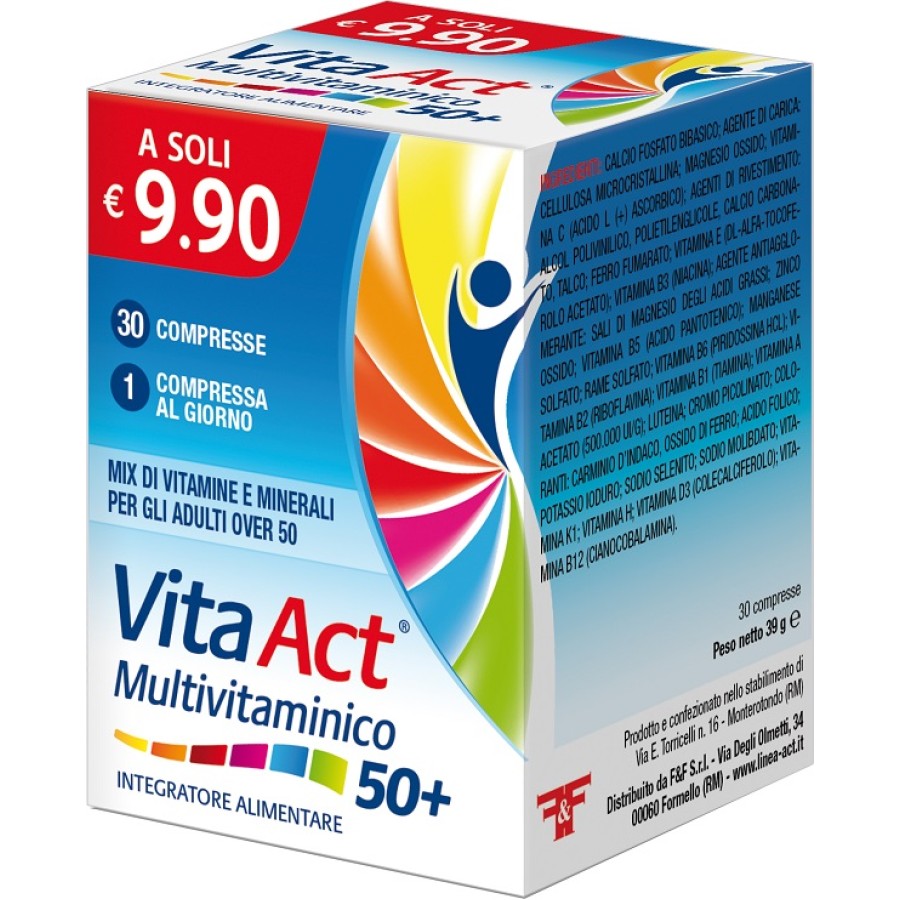 MULTIVITAMINICO ACT 50+ 30 COMPRESSE