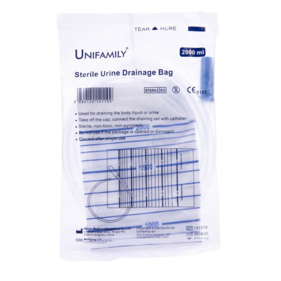 UNIFAMILY SACCA URINE 2000 ML