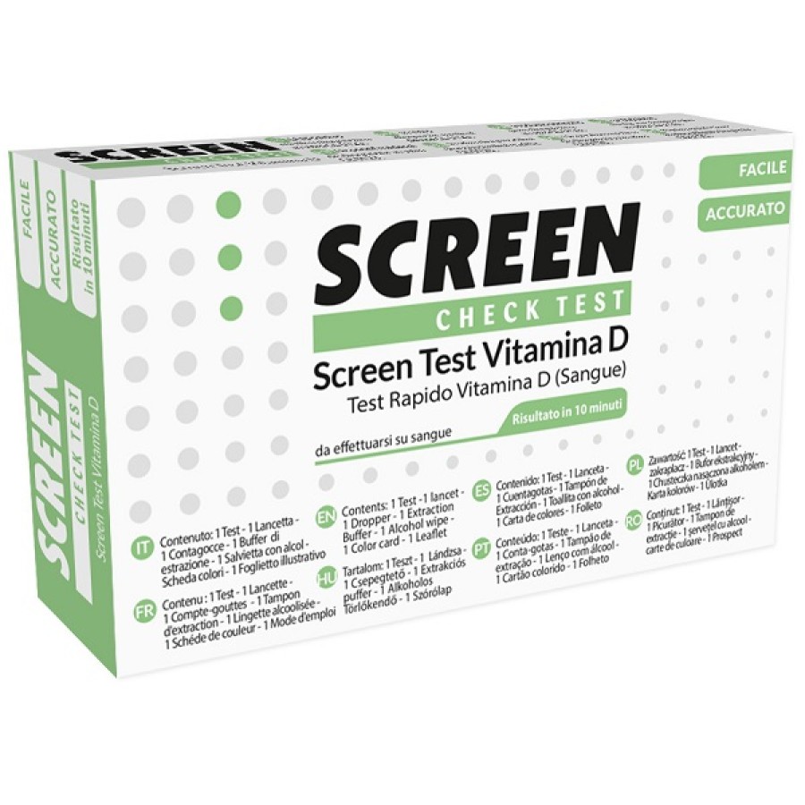 SCREEN TEST RAPIDO 25-IDROSSIVITAMINA D PUNGIDITO SCREEN 1 PEZZO TEST VITAMINA D