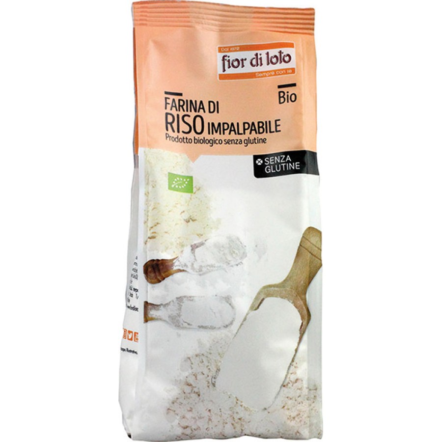 FARINA RISO IMPALPABILE SENZA GLUTINE BIO 375 G