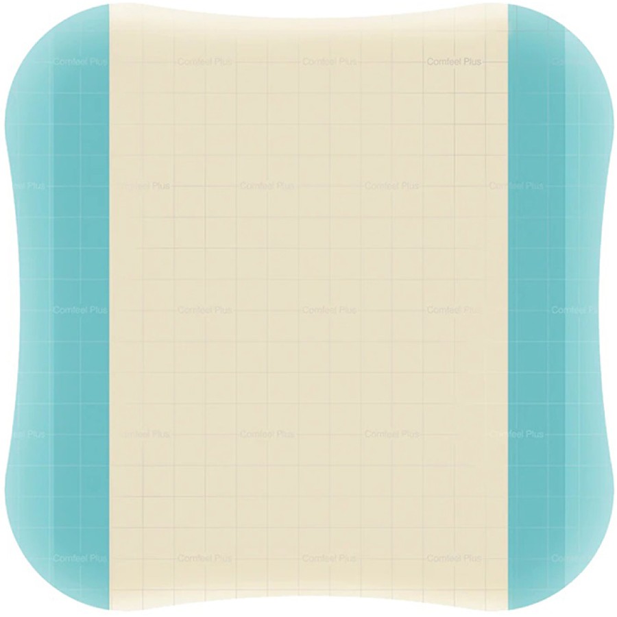 MEDICAZIONE SPECIALE ATTIVA CON IDROCOLLOIDE CON BORDI SMUSSATI COMFEEL PLUS 10X10 CM 10 PEZZI