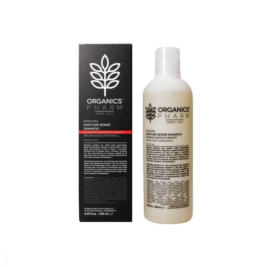 ORGANICS PHARM MOISTURE REPAIR SHAMPOO ARGAN OIL AND CHAMOMILLE