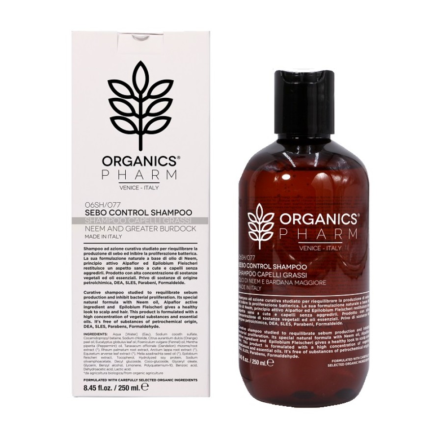 ORGANICS PHARM SEBO CONTROL SHAMPOO NEEM OIL AND ALPAFLOR